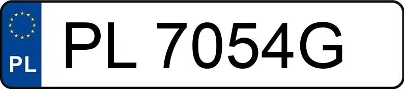 Numer rejestracyjny PL 7054G posiada BMW 750I - PL7054G