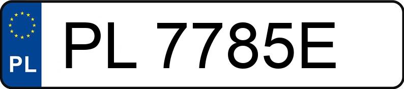 Numer rejestracyjny PL 7785E posiada HYUNDAI i40 1.6 MR`11 E5 Style - PL7785E