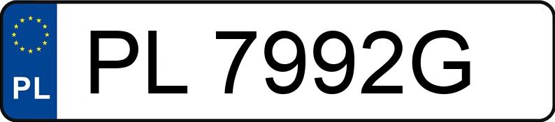 Numer rejestracyjny PL 7992G posiada AUDI RS Q8 - PL7992G