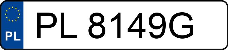 Numer rejestracyjny PL 8149G posiada FIAT BRAVO - PL8149G Numer rejestracyjny PL 8149G posiada FIAT BRAVO - PL8149G