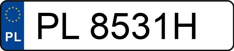 Numer rejestracyjny PL 8531H posiada SKODA Kamiq 1.5 TSI MR`24 E6 Monte Carlo - PL8531H