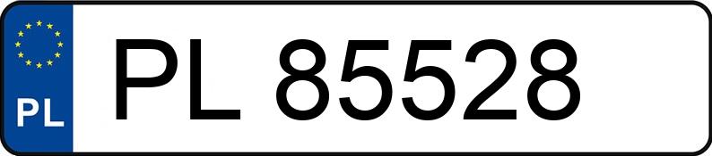 Le numéro d’enregistrement PL 85528 a FIAT Cinquecento 1.1 Kat. Sporting - PL85528 Le numéro d’enregistrement PL 85528 a FIAT Cinquecento 1.1 Kat. Sporting - PL85528