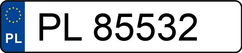 Numer rejestracyjny PL 85532 posiada BMW 118D - PL85532