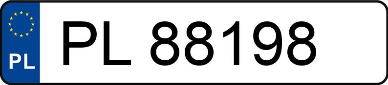 Numer rejestracyjny PL 88198 posiada OPEL ASTRA - PL88198 Numer rejestracyjny PL 88198 posiada OPEL ASTRA - PL88198