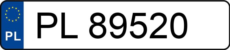 Numer rejestracyjny PL 89520 posiada BMW X6 XDRIVE30D - PL89520