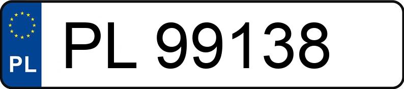 Il numero di registrazione PL 99138 ha FORD Fiesta 1.4 MR`06 E4 Ambiente - PL99138
