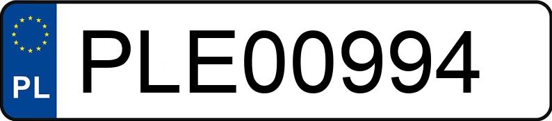 Numer rejestracyjny PLE 00994 posiada PEUGEOT 206 2,0 HDI - PLE00994 Numer rejestracyjny PLE 00994 posiada PEUGEOT 206 2,0 HDI - PLE00994