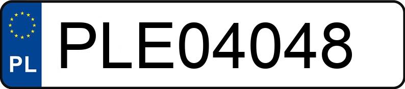 Le numéro d’enregistrement PLE 04048 a SEAT Leon 1.9 TDI MR`99 E3 1M Signo - PLE04048