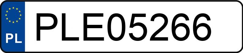 Numer rejestracyjny PLE 05266 posiada BMW 540i Kat. MR`01 E39 540i Kat. MR`01 E39 - PLE05266