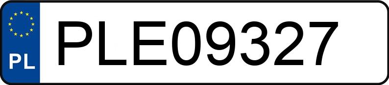 Numer rejestracyjny PLE 09327 posiada OPEL AGILA - PLE09327 Numer rejestracyjny PLE 09327 posiada OPEL AGILA - PLE09327