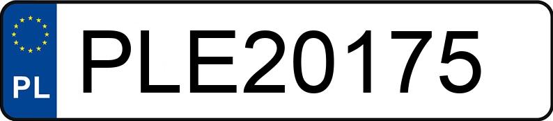 El número de registro PLE 20175 tiene BMW 528i Kat. MR`95 E39 528i Kat. MR`95 E39 - PLE20175