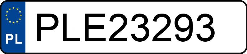 Numer rejestracyjny PLE 23293 posiada BMW 330 CD - PLE23293