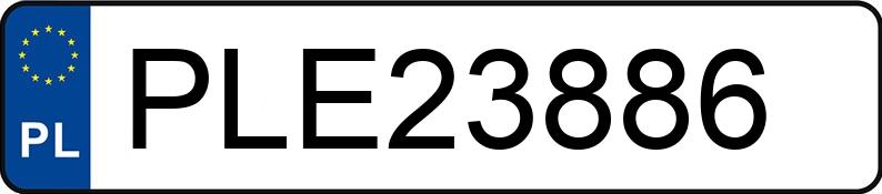 Numer rejestracyjny PLE 23886 posiada SKODA ROOMSTER - PLE23886