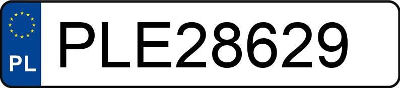 Numer rejestracyjny PLE 28629 posiada LEXUS IS300H - PLE28629