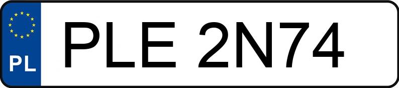 Numer rejestracyjny PLE 2N74 posiada OPEL Vivaro 1.9 CDTI E3 2.9t L2H1 - PLE2N74