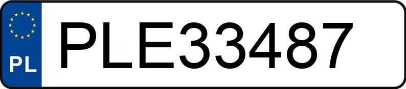 Numer rejestracyjny PLE 33487 posiada SKODA OCTAVIA - PLE33487 Numer rejestracyjny PLE 33487 posiada SKODA OCTAVIA - PLE33487