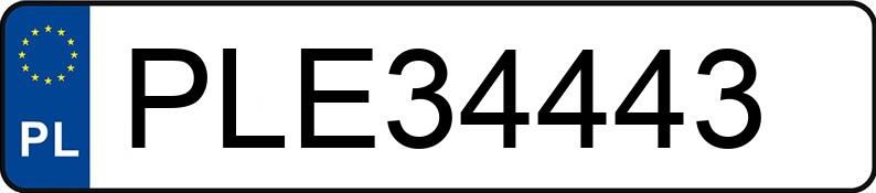 Numer rejestracyjny PLE 34443 posiada SKODA Fabia 1.9 SDI MR`99 Comfort - PLE34443 Numer rejestracyjny PLE 34443 posiada SKODA Fabia 1.9 SDI MR`99 Comfort - PLE34443