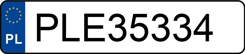 Numer rejestracyjny PLE 35334 posiada BMW 316i Kat. E30 316i Kat. E30 - PLE35334