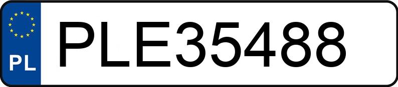 Numer rejestracyjny PLE 35488 posiada AUDI A3 2.0 TDi DPF MR`12 E5 8V clean diesel Ambiente S tronic - PLE35488