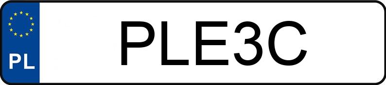 Numer rejestracyjny PLE 3C posiada FSM-BIELSKO BIAŁA POLSKI FIAT 126 600 - PLE3C