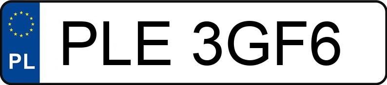 Numer rejestracyjny PLE 3GF6 posiada MOBYLETTE  - PLE3GF6
