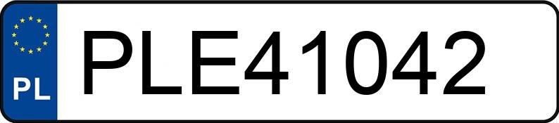 Numer rejestracyjny PLE 41042 posiada VOLKSWAGEN Golf VII Variant 1.4 TSI MR`17 E6 Highline BMT DSG - PLE41042