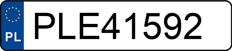 Numer rejestracyjny PLE 41592 posiada AUDI Q7 - PLE41592