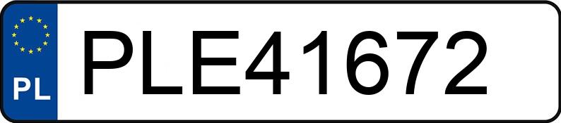 Numer rejestracyjny PLE 41672 posiada BMW 318 Diesel MR`16 E6 F30 318 Diesel MR`16 E6 F30 - PLE41672