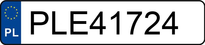 Die Registrierungsnummer PLE 41724 hat BMW 525 Diesel DPF MR`07 E4 E60 525 Diesel DPF MR`07 E4 E60 - PLE41724