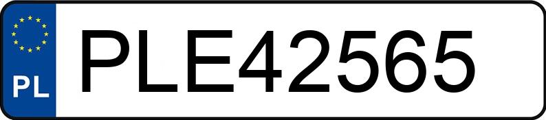 Numer rejestracyjny PLE 42565 posiada KIA SPORTAGE - PLE42565 Numer rejestracyjny PLE 42565 posiada KIA SPORTAGE - PLE42565