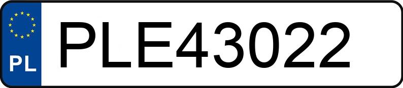 Numer rejestracyjny PLE 43022 posiada AUDI A7 - PLE43022
