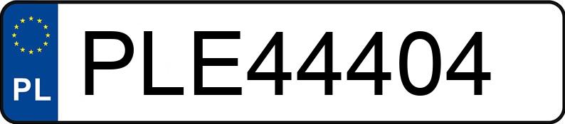 Numer rejestracyjny PLE 44404 posiada BMW 318i Kat. E36 318i Kat. E36 - PLE44404