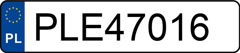 Numer rejestracyjny PLE 47016 posiada BAIC BJ20 - PLE47016