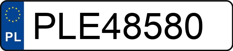 Numer rejestracyjny PLE 48580 posiada AUDI 80 1.8 KAT - PLE48580 Numer rejestracyjny PLE 48580 posiada AUDI 80 1.8 KAT - PLE48580