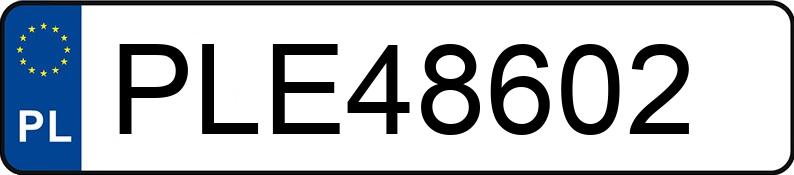 Numer rejestracyjny PLE 48602 posiada BMW 116i MR`04 E3 E87 116i MR`04 E3 E87 - PLE48602