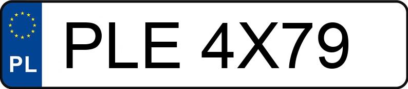Numer rejestracyjny PLE 4X79 posiada BMW 320 Diesel Kat. MR`01 E3 E46 320 Diesel Kat. MR`01 E3 E46 - PLE4X79