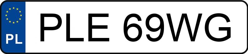 Numer rejestracyjny PLE 69WG posiada OPEL Astra II 1.6 MR`98 Njoy - PLE69WG