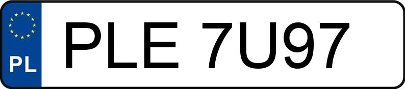 Numer rejestracyjny PLE 7U97 posiada FIAT DOBLO - PLE7U97 Numer rejestracyjny PLE 7U97 posiada FIAT DOBLO - PLE7U97