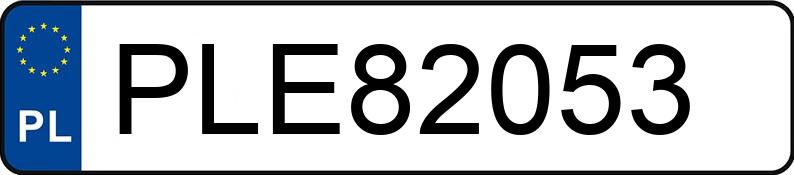 Numer rejestracyjny PLE 82053 posiada SAM SAM - PLE82053
