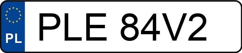 Numer rejestracyjny PLE 84V2 posiada KIA Cee d 1.4 MR`12 E5 S - PLE84V2
