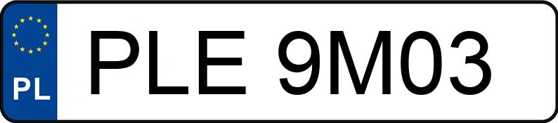 Registreringsnummeret PLE 9M03 har TOYOTA RAV 4 2.2 D-4D MR`06 E4 X 4x4 - PLE9M03