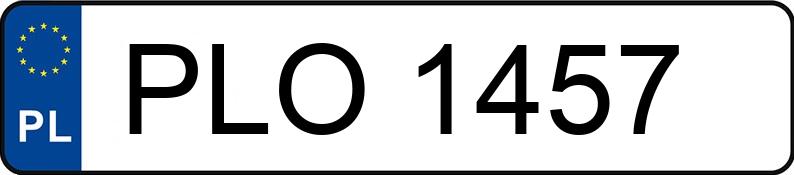 Numer rejestracyjny PLO1457 posiada SEAT Marbella 0.9 XL