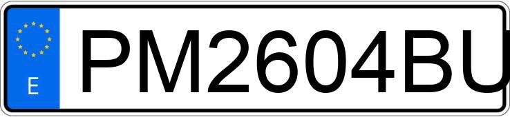 Numer rejestracyjny PM2604BU posiada RENAULT LAGUNA