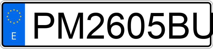 Numer rejestracyjny PM2605BU posiada RENAULT TWINGO