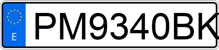 Numer rejestracyjny PM9340BK posiada HONDA CRM 75 Numer rejestracyjny PM9340BK posiada HONDA CRM 75