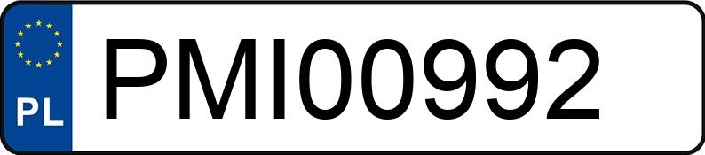 Numer rejestracyjny PMI 00992 posiada KIA RIO - PMI00992 Numer rejestracyjny PMI 00992 posiada KIA RIO - PMI00992