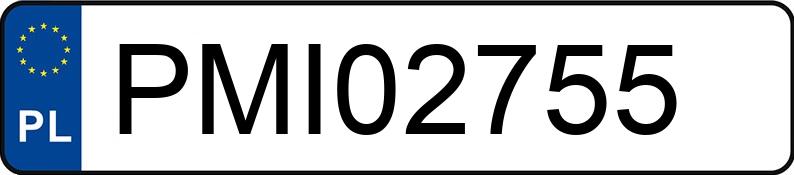 Numer rejestracyjny PMI 02755 posiada HYUNDAI TUCSON - PMI02755