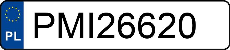 Numer rejestracyjny PMI 26620 posiada AUDI A4 - PMI26620
