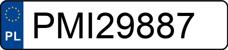 Numer rejestracyjny PMI 29887 posiada MINI ONE - PMI29887 Numer rejestracyjny PMI 29887 posiada MINI ONE - PMI29887