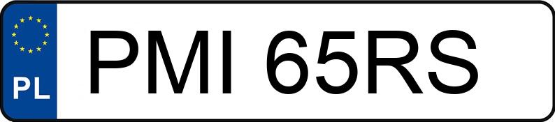 Numer rejestracyjny PMI 65RS posiada BMW 320 - PMI65RS